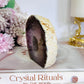 Druzy Agate Geode Freeform 250grams