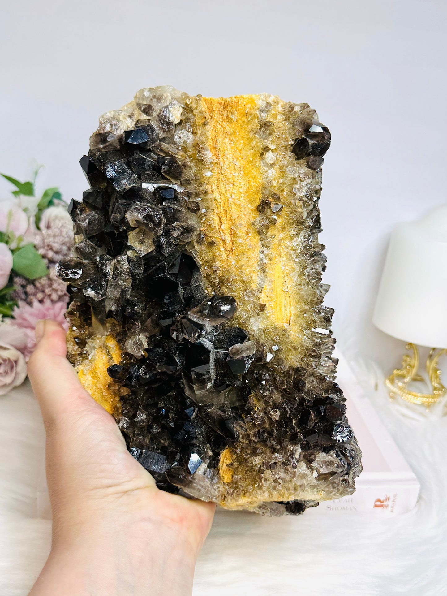 Huge Smokey Quartz Cluster 3.29KG 18cm