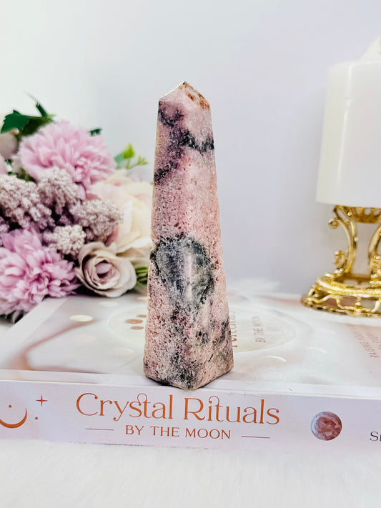 Uniquely Gorgeous Pink Amethyst Obelisk | Tower 11cm From Brazil