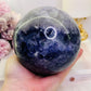 Huge Gorgeous 1.93KG Purple & Green Fluorite Sphere On Stand