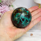 Large Natural Chrysocolla Sphere on Stand 327g