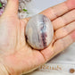 Pink Aragonite Palm Stone