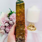 Beautiful 18cm Jasper Tower