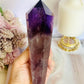 Wow!!! High Grade Large Amethyst Dragon Tooth Phantom Wand With Stunning Rainbows 18cm