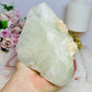 Large Pistachio Calcite Natural Specimen Freeform 11cm 1.15KG
