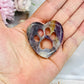Fluorite Carved Animal Paw Print 5cm
