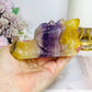 Fluorite Carved Dragon 10.5cm