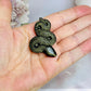 Gold Sheen Obsidian Carved Snake