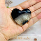 Black Agate Heart