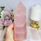 Large Rose Quartz Chunky Tower 711g 17cm ~ Discounted as slight chip on tip