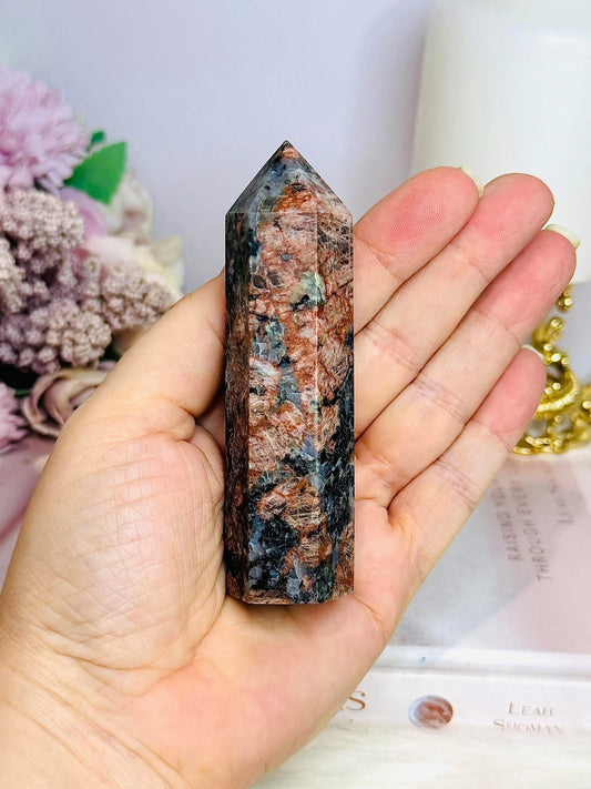 Jasper & Astrophyllite Tower 10cm