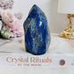 Gorgeous 302gram Lapis Lazuli Carved Flame