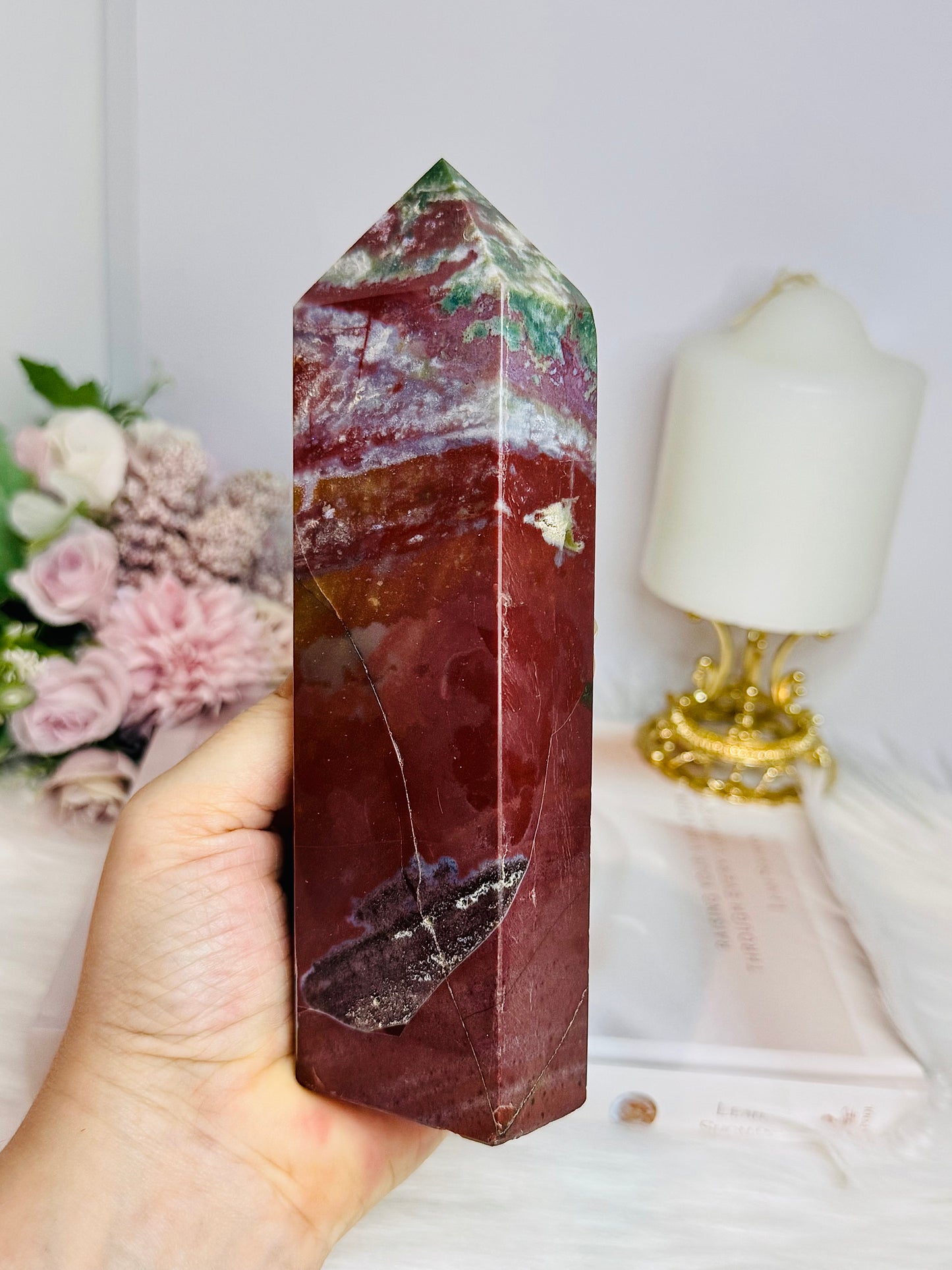 Ocean Jasper Tower 17cm 535g