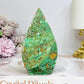 Variscite Carved Flame 10cm