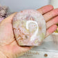 Pink Flower Agate Freeform 8cm 264g
