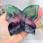Rainbow Fluorite Butterfly Dish 9cm
