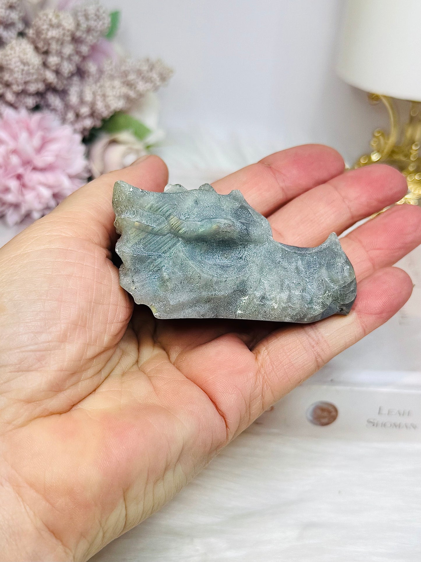 Labradorite Dragon Head 6cm