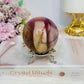 Large Mookaite Jasper Sphere on Stand 347g