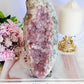 Wow!!! Elegant & Classy Large Shimmering Natural Druzy Amethyst Freeform 21cm 1.2KG On Stand From Brazil