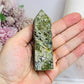 Moss Agate Tower 8.5cm