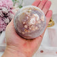 She Is Divine!!! All Class, Gorgeous Large 396gram Druzy Pink Amethyst Sphere From Brazil On Stand An Absolute Stunner