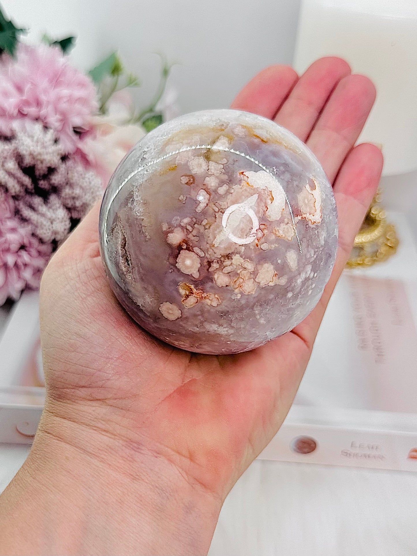 She Is Divine!!! All Class, Gorgeous Large 396gram Druzy Pink Amethyst Sphere From Brazil On Stand An Absolute Stunner