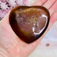 Beautiful Large Druzy Agate Heart on Stand