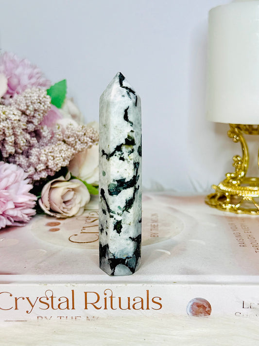 Rainbow Moonstone Tower 10cm
