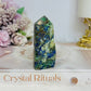 Azurite Malachite Rough Front Tower 7.5cm