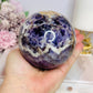 Large Chevron | Dream Amethyst Sphere on Stand 830g