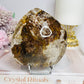 Large Natural Lodolite | Garden Quartz Polished Freeform on Stand 10cm 484g