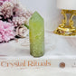 Lovely Prehnite Natural Tower 7cm