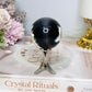 Orca Agate Sphere On Stand 143g
