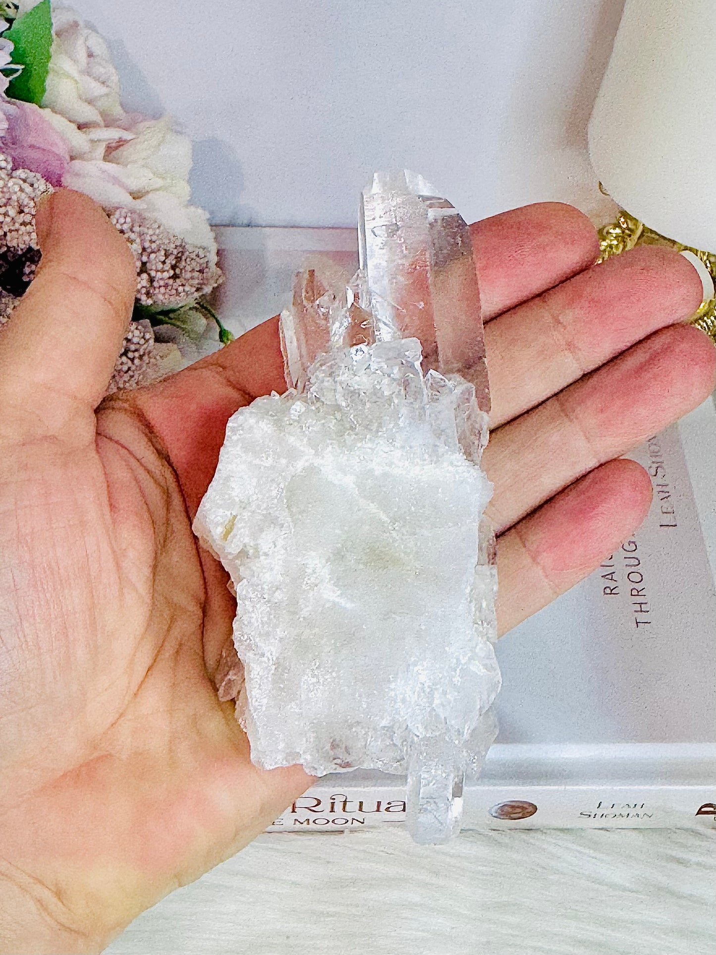 Stunning High Grade Clear Quartz Natural Specimen 11cm From Brazil