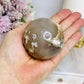 Flower Agate Sphere on Stand 291g
