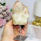 Natural Pink Lithium Cluster on Stand 13cm