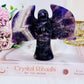 Protection From Negativity & Stress ~ Absolutely Divine 11cm Chunky Dream | Chevron Amethyst Angel Carving