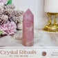 Rose Quartz Tower 8.5cm