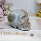 Ocean Jasper Carved Skull 8cm 401g