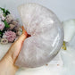 Huge Amethyst Carved Druzy Moon On Custom Stand 2.2KG 28cm (Inc stand)