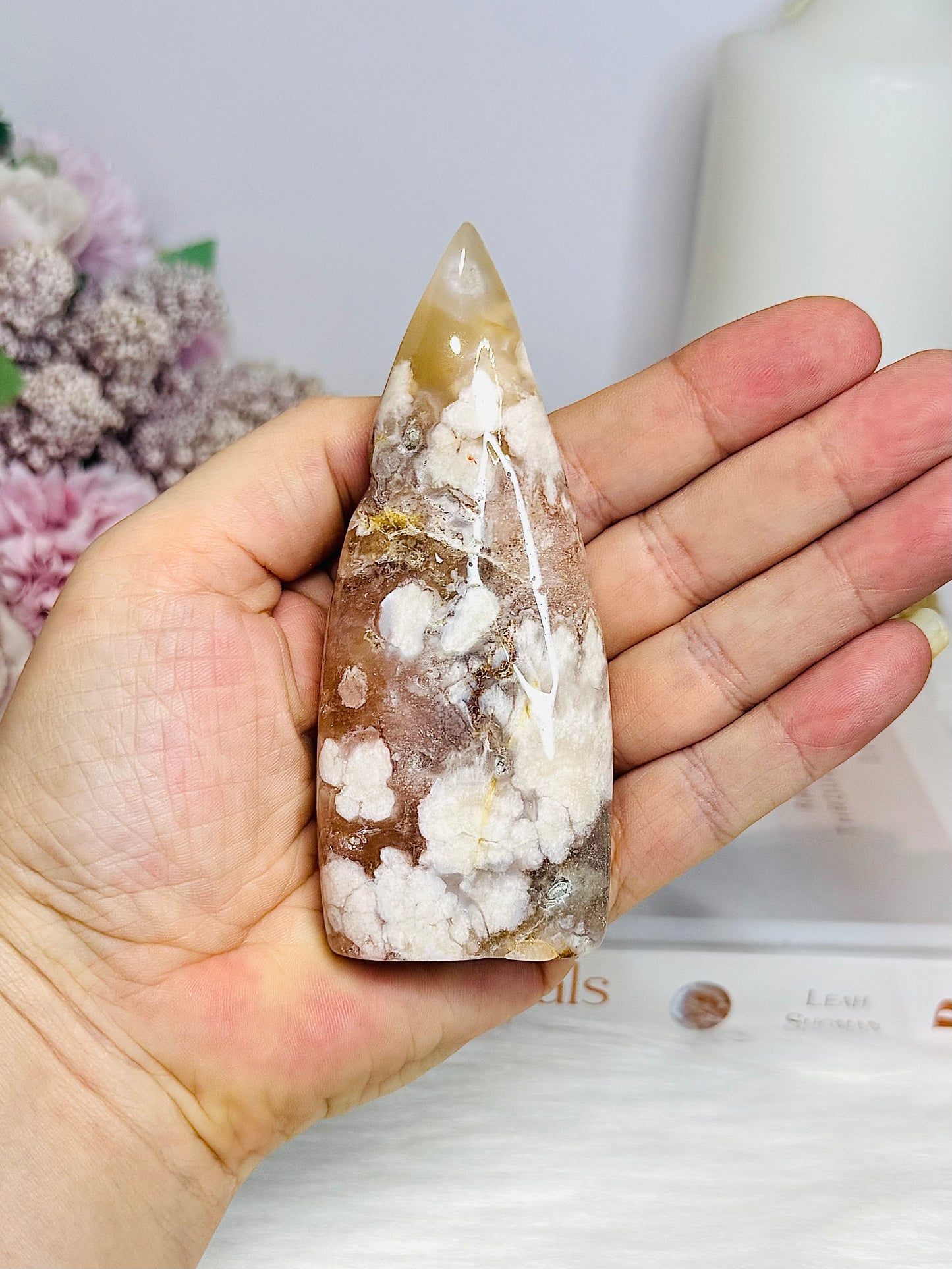 Flower Agate Flame | Freeform 10cm