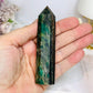 Green Emerald Jasper Tower 10cm