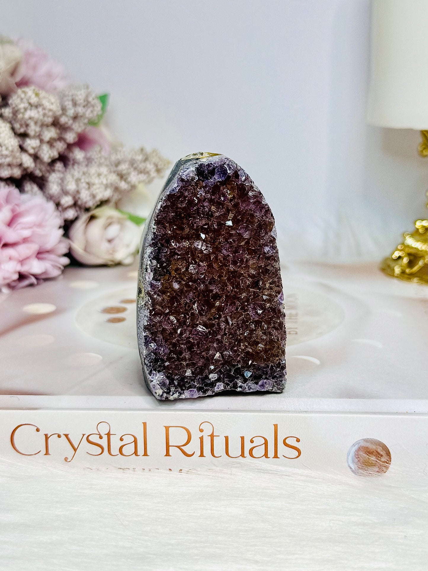 Galaxy Amethyst Base Cut Cluster 6.5cm 180g