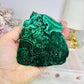 Large Thick Natural AAA Malachite Slab From Congo 9.5cm 262g