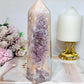 Large Pink Amethyst Druzy Tower 17.5cm 753g