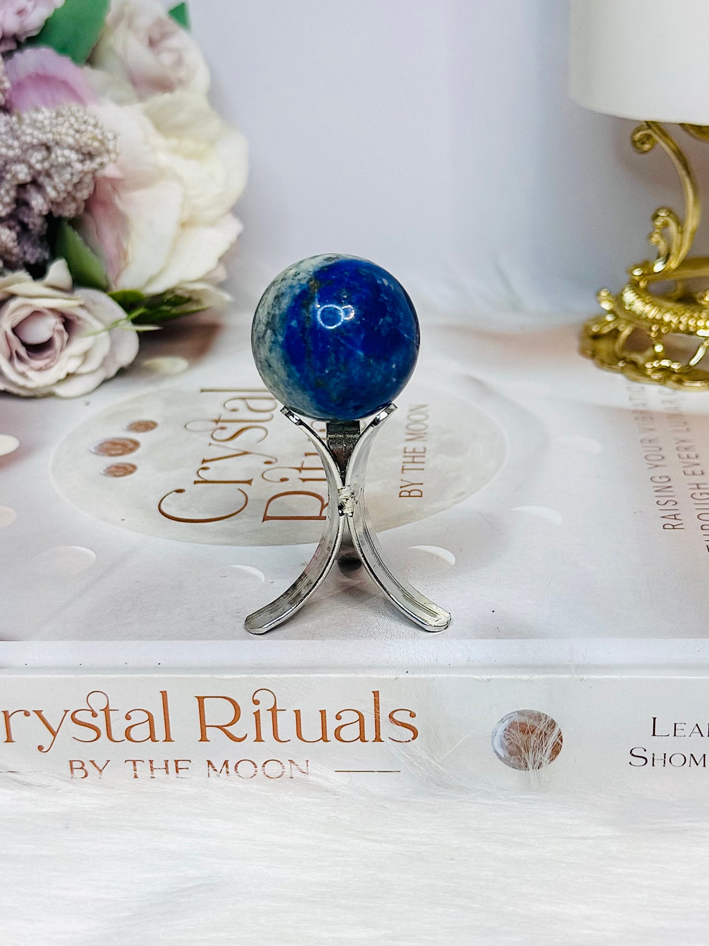Lapis Lazuli Small Sphere on Stand 6.5cm