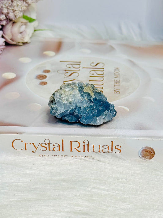 Natural Blue Celestite Cluster 76g