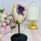 High Grade Druzy Pink Amethyst Geode On Custom Made Stand 18cm 714g