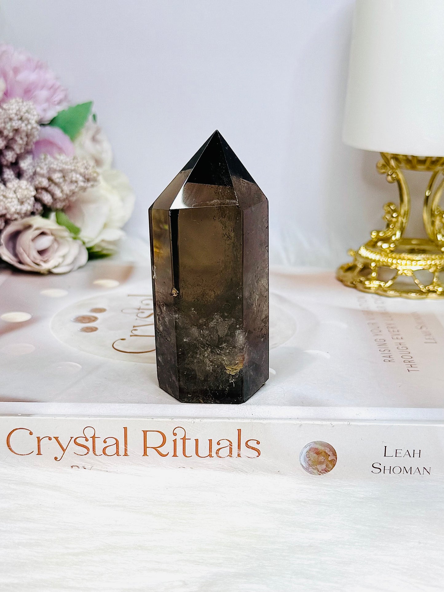 Chunky Smokey Quartz Tower 8.5cm