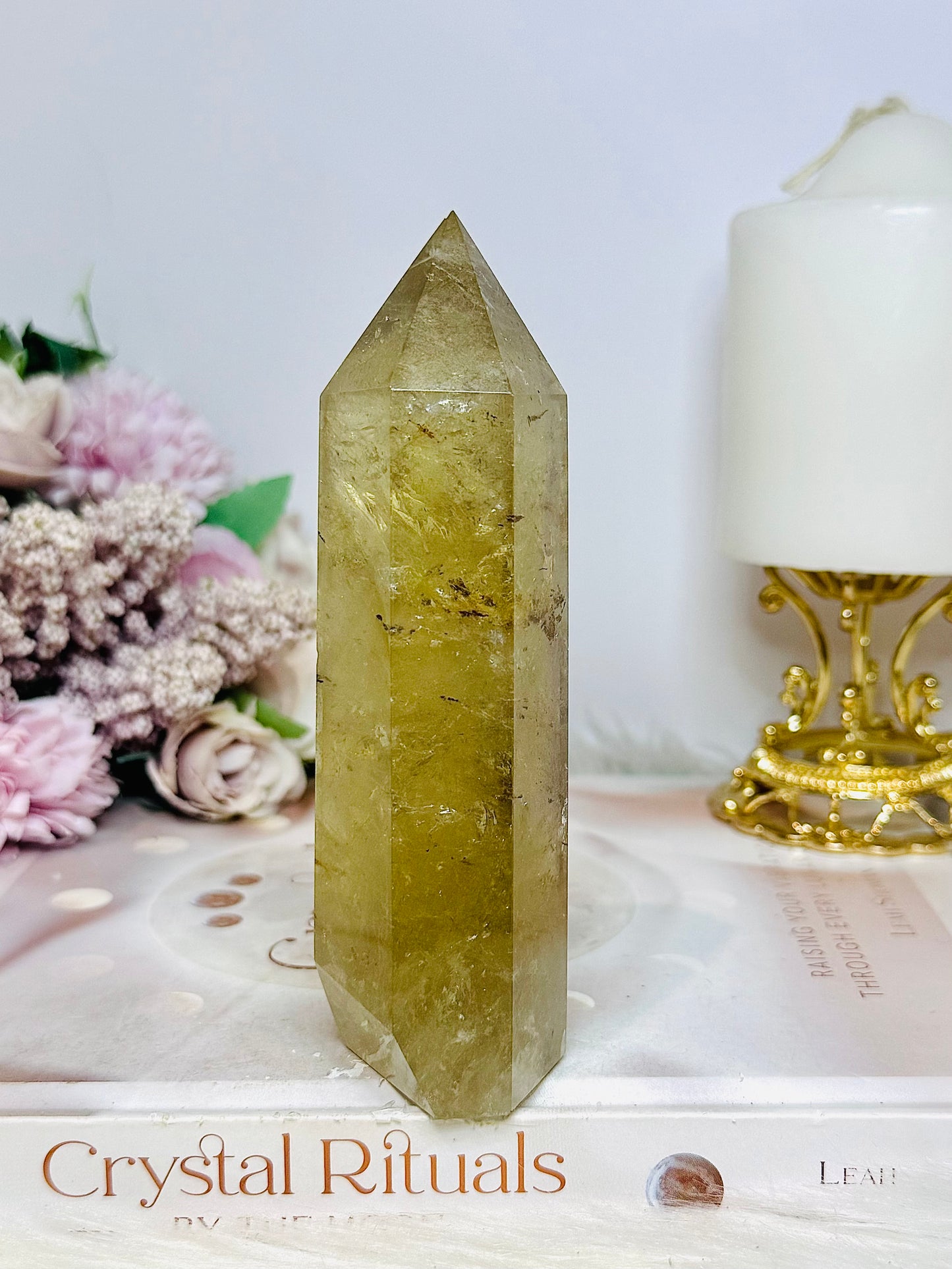 Smokey Citrine Tower 14cm